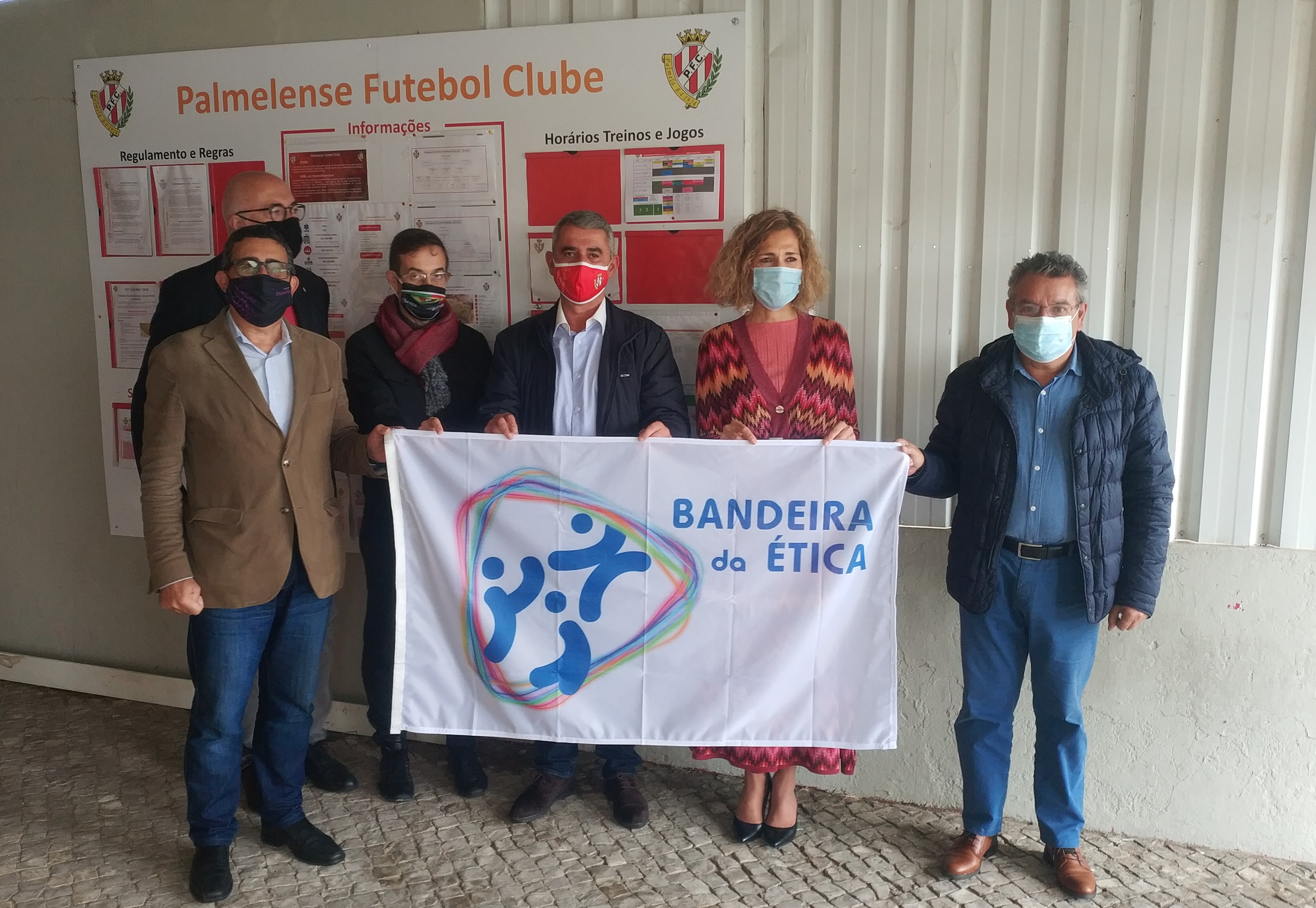 Palmelense FC com muita satisfação por receber Bandeira da Ética