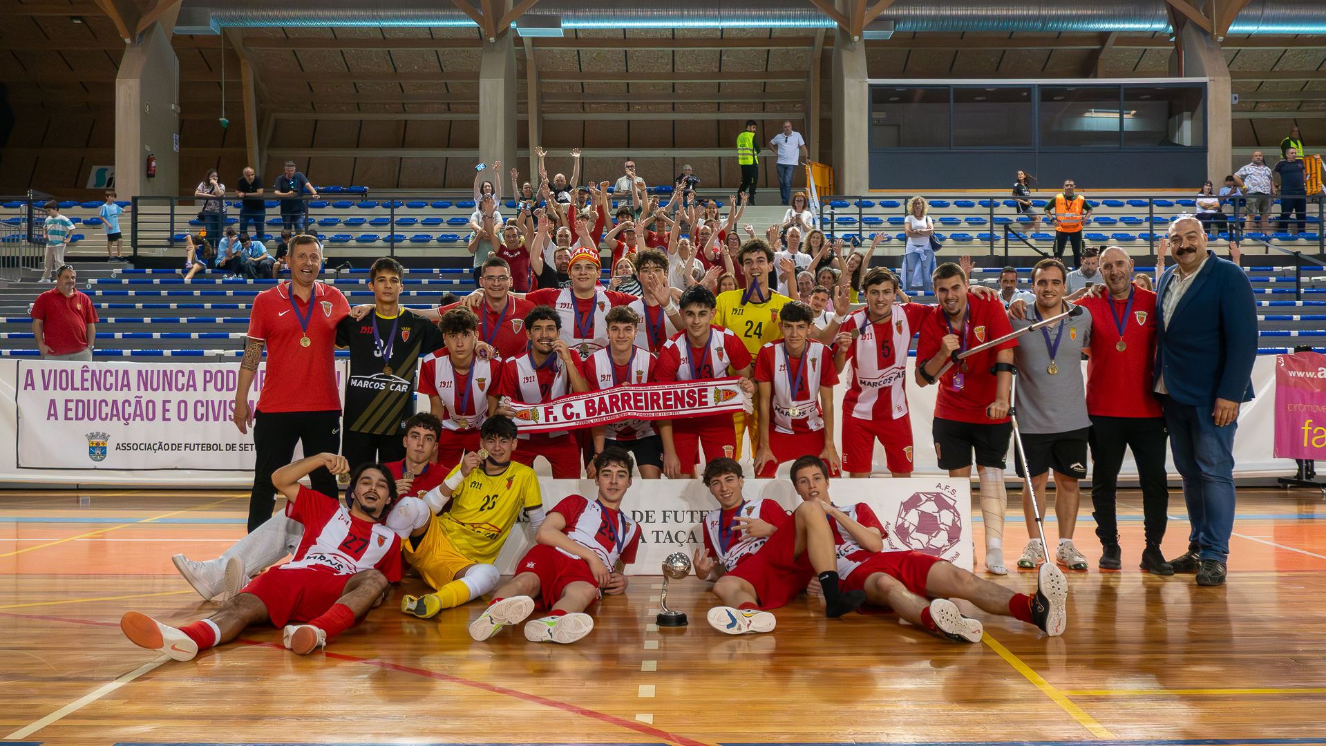Final da Taça AFS Futsal Juniores: FC Barreirense 'B' festeja a vitória