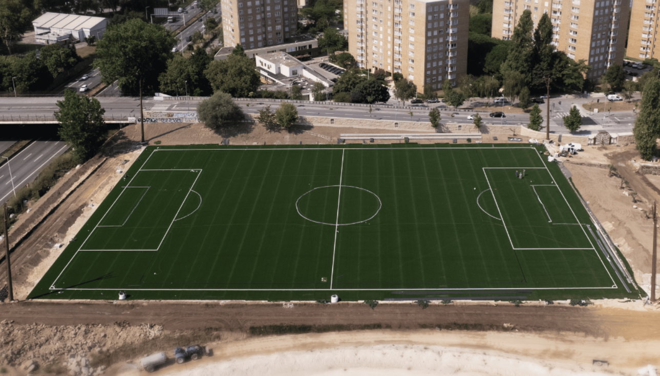 AF Setúbal na inauguração do 1.º campo do centro de formação da AF Porto  