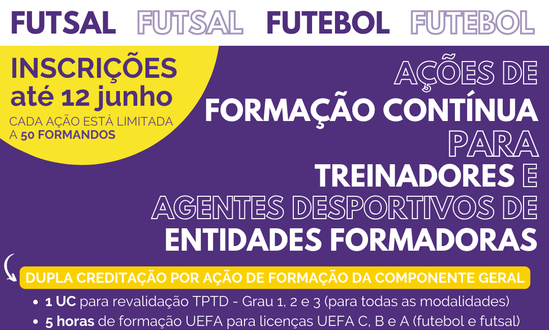 AF Setúbal promove ação formativa dedicada a futebol e futsal 