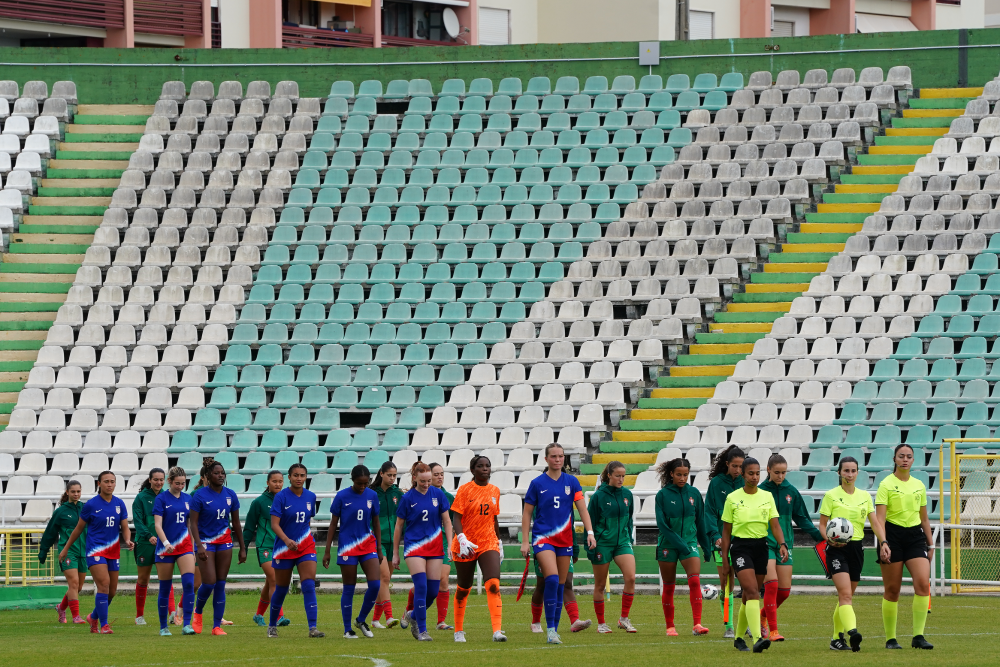 Futebol feminino de Portugal na nossa região elogiou trabalho da base