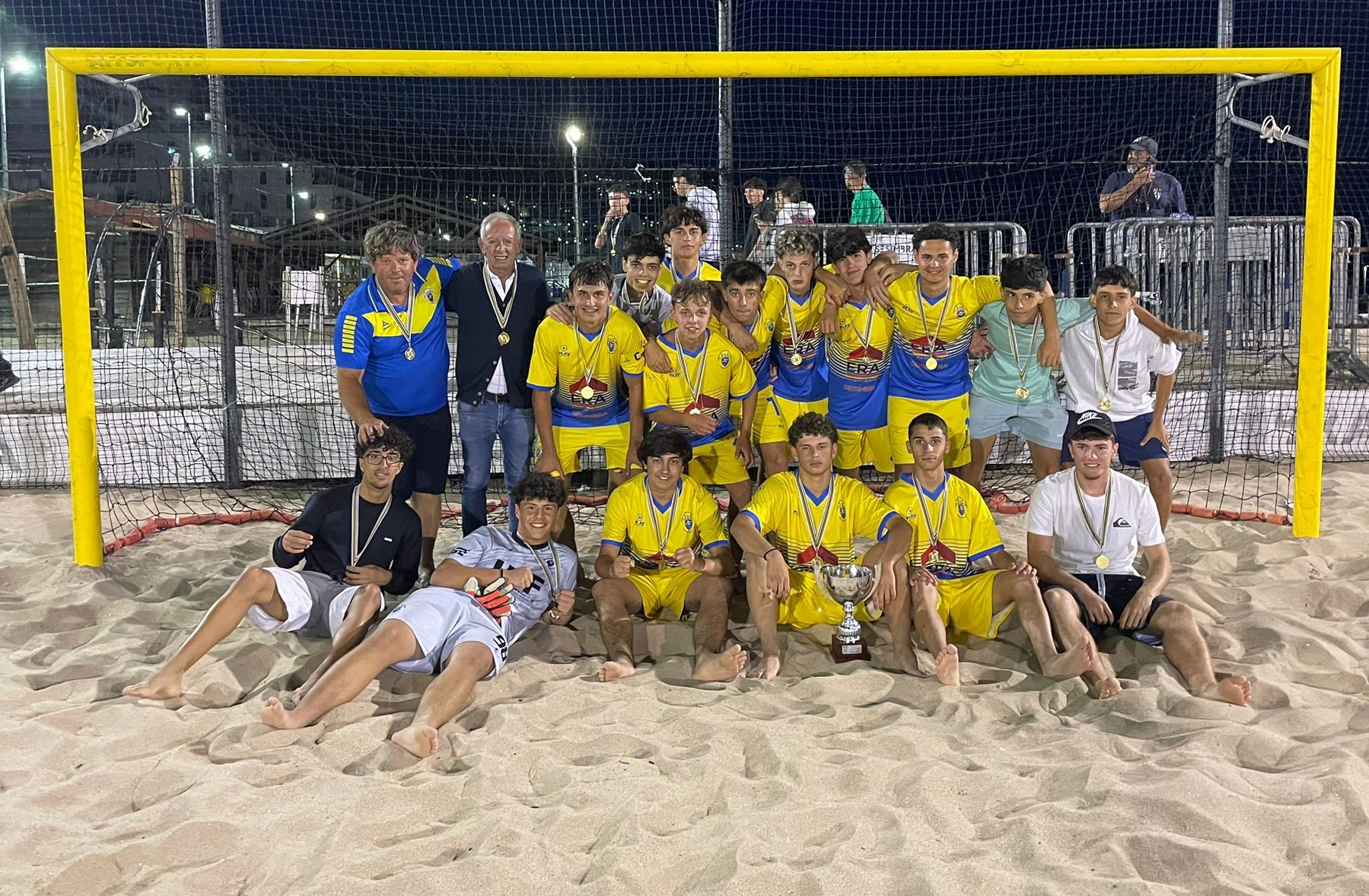 GD Alfarim conquista torneio distrital de futebol de praia em Juvenis