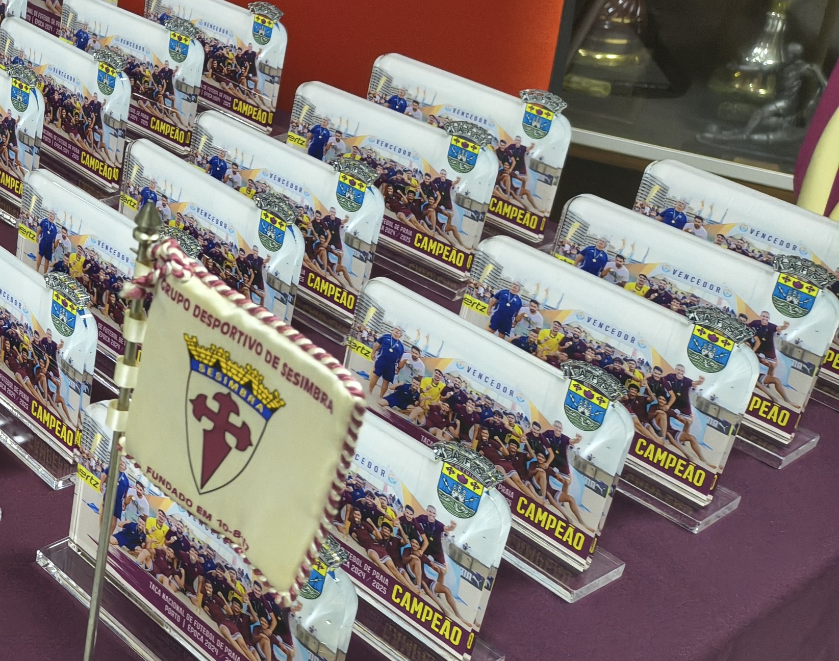 AF Setúbal homenageou feitos nacionais do futebol de praia do GD Sesimbra