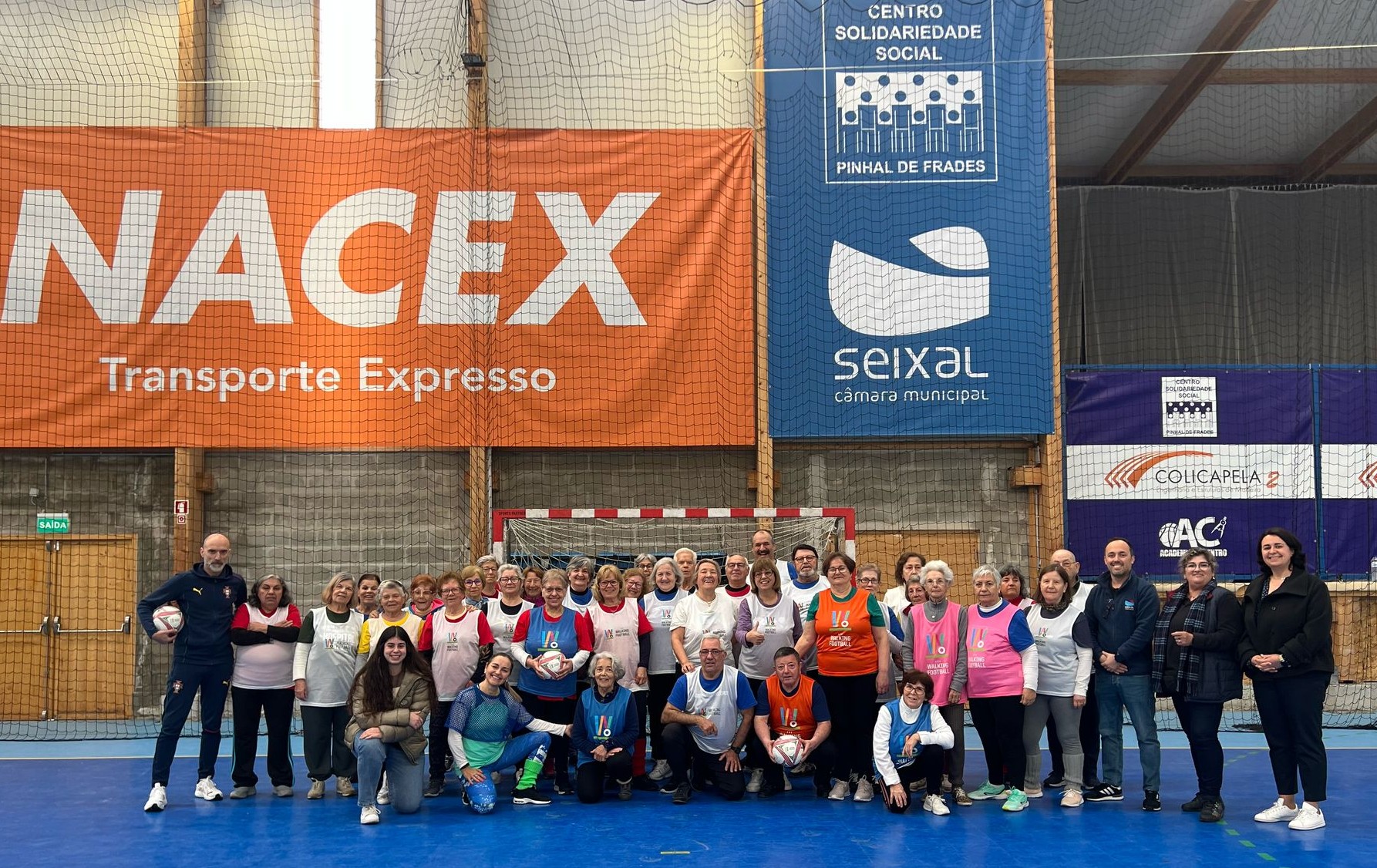 Demonstração de Walking Football no Seixal