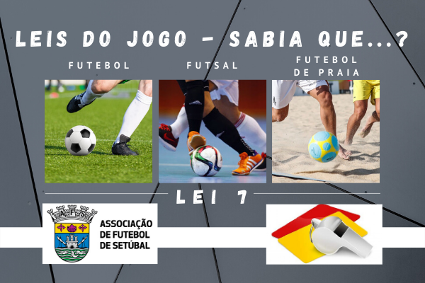 Leis do Jogo – Sabia que…? (Lei 7 – A duração do jogo