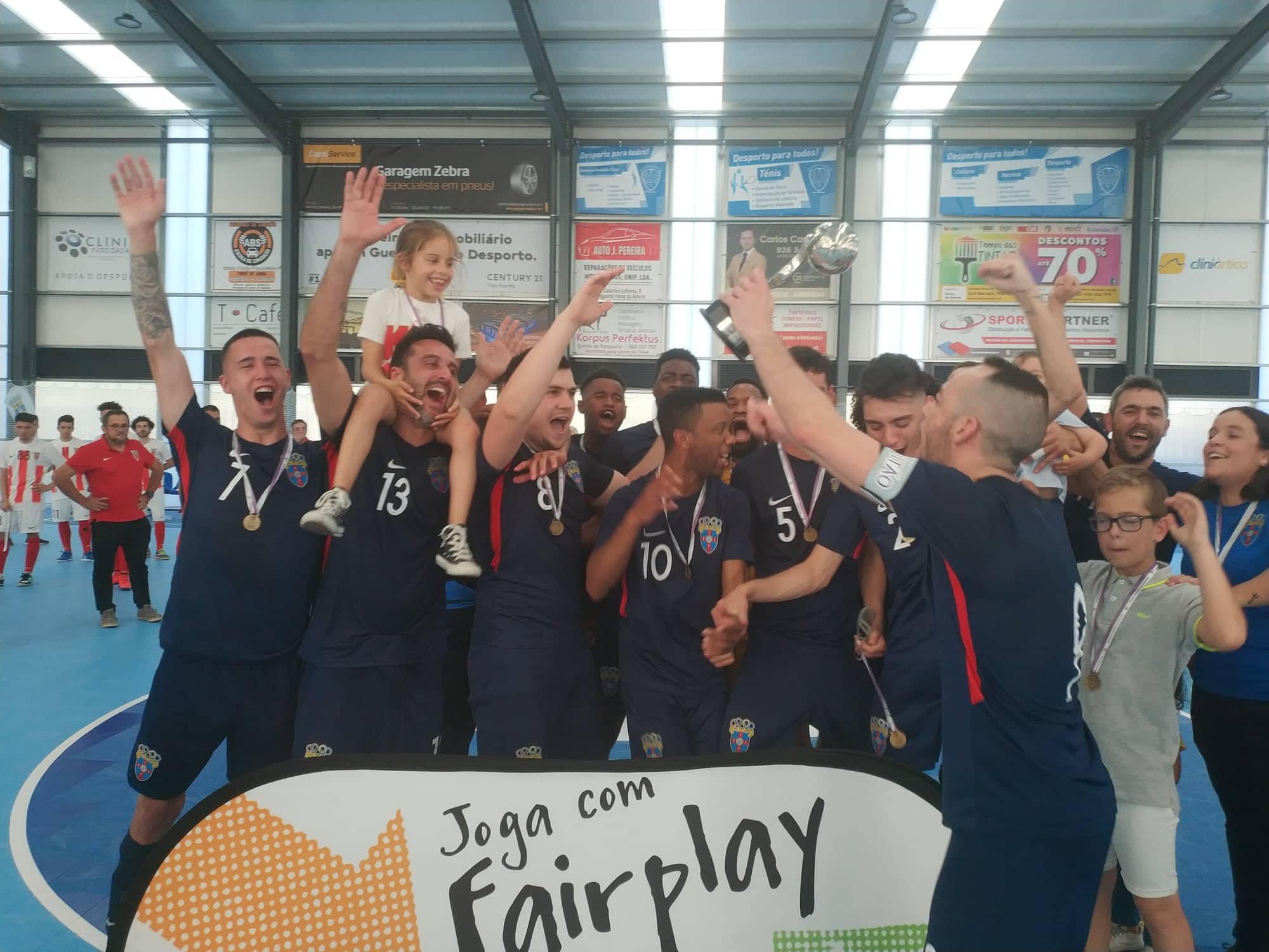 CD Cova da Piedade conquistou a Taça AFS de futsal sénior